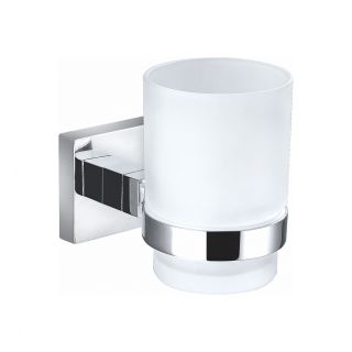 Стакан для зубных щеток с держателем Wonzon & Woghand Polo WW-8921 хром